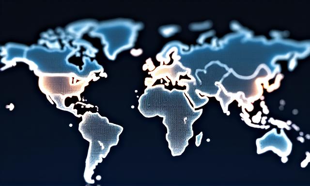 Global logistics dashboard showing textile movement